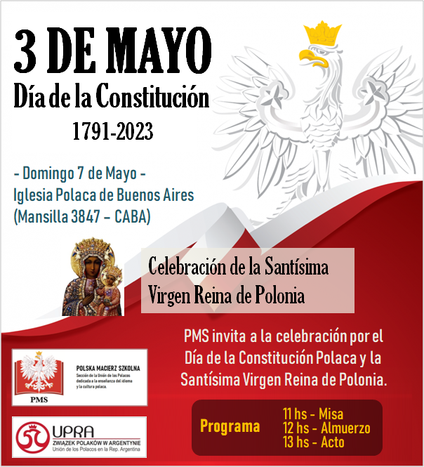 Festejo del 3 de Mayo en la Iglesia Polaca de Buenos Aires